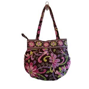 Vera Bradley Women's Morgan Purse Shoulder Bag in Purple Punch 10 X 13 Tote